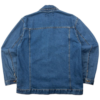 Vintage 2000s Burberry Button Up Denim Jacket Size M