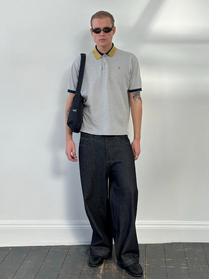 Yves Saint Laurent Pour Homme 1990s Short Sleeve Boxy Polo - M