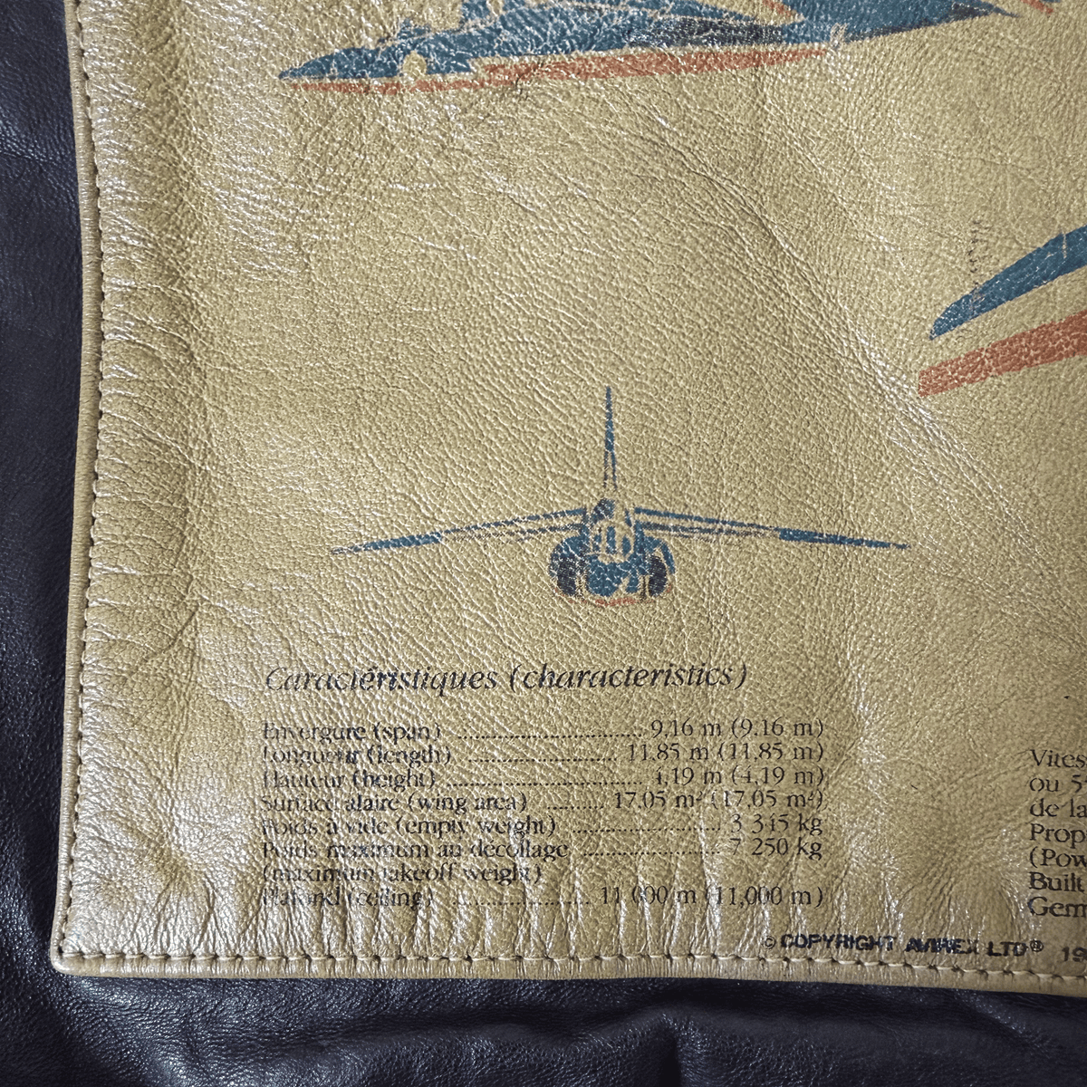 Avirex 1988 'Patrouille de France' A2 Leather Flight Jacket - S / M | S / M, Red