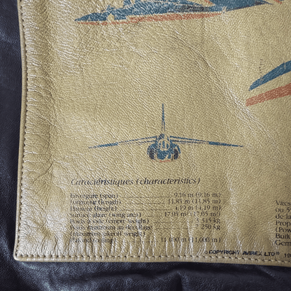 Avirex 1988 'Patrouille de France' A2 Leather Flight Jacket - S / M | S / M, Red