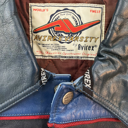 Avirex Leather Varsity Jacket - XXL
