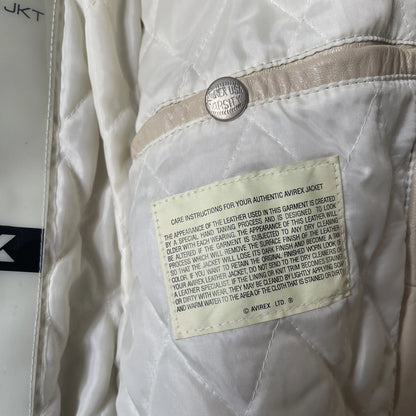 Avirex Leather Varsity Jacket - XL