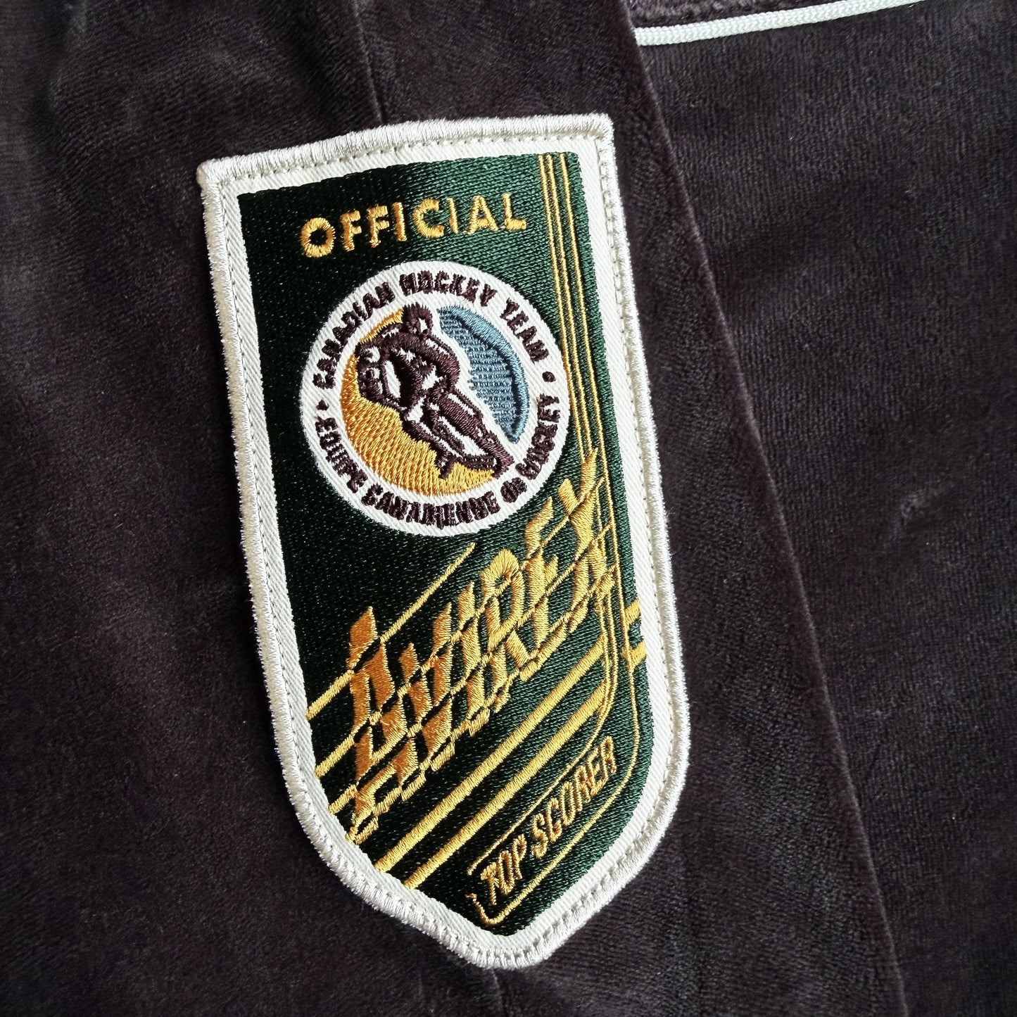 Avirex Velour Track Top 50th Anniversary Exclusive - L | Large, Brown
