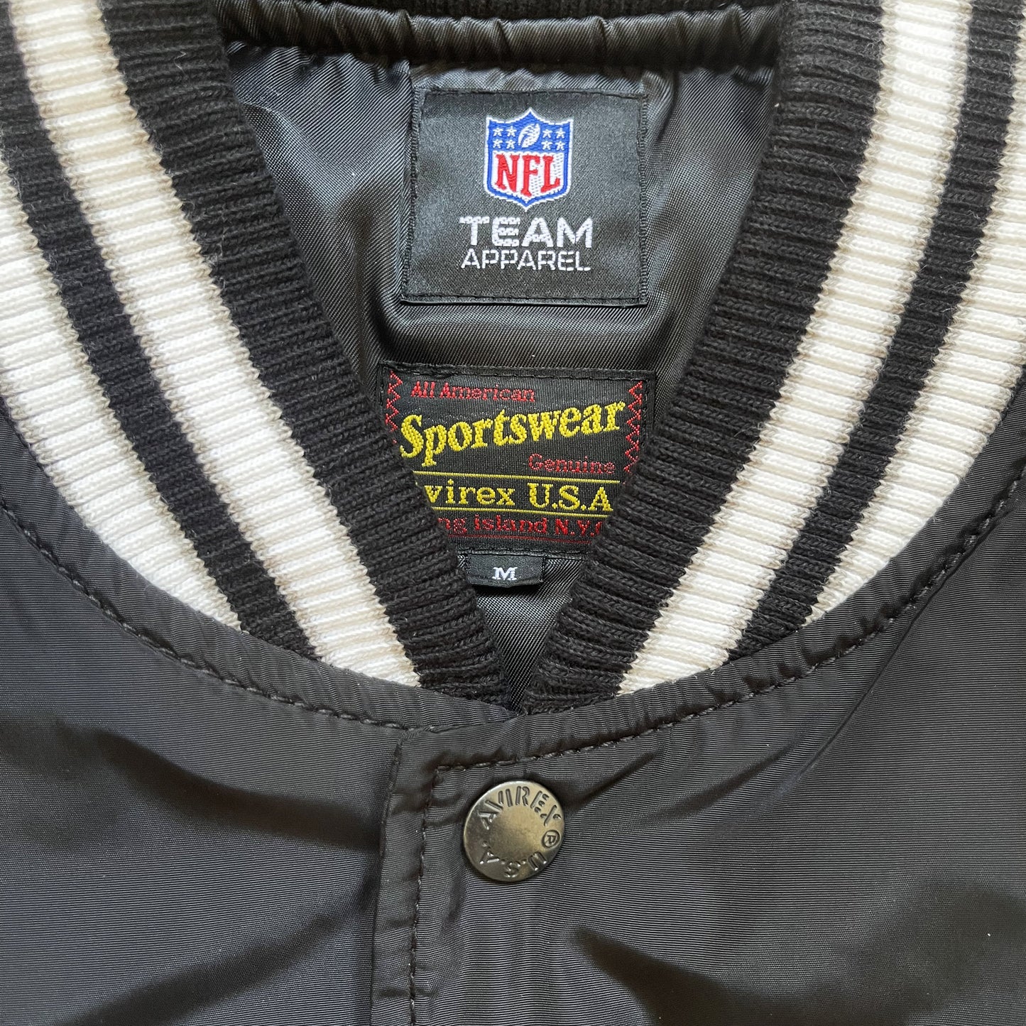 Avirex x Raiders NFL Varsity Bomber Jacket - M