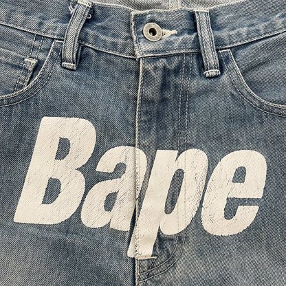 Bape Spell Out Jeans - W32"