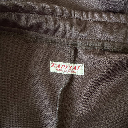 Kapital Ska Tape Jersey Flare Track Pants - M | 2 / M, Red