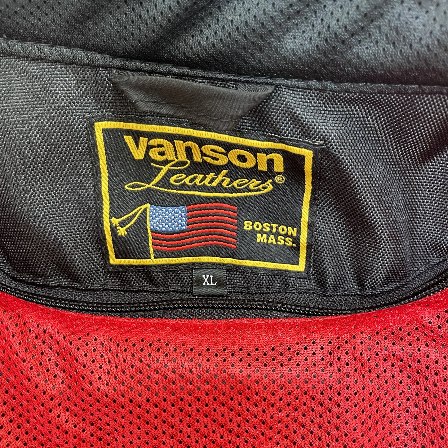 Vanson Leathers 'No Compromises' Mesh Racing Jacket - L