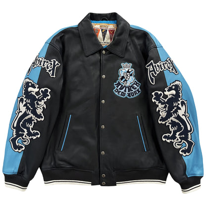 Avirex Lions Leather Varsity Jacket - XL