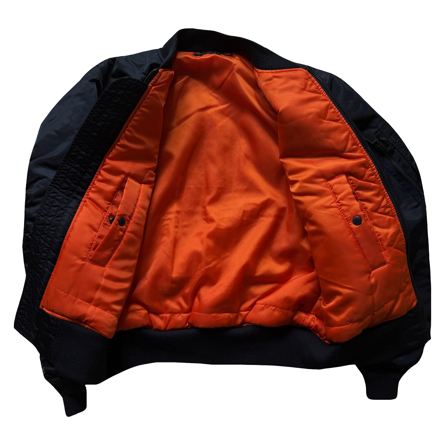 Avirex USA MA1 Bomber Jacket - L | Large, Orange