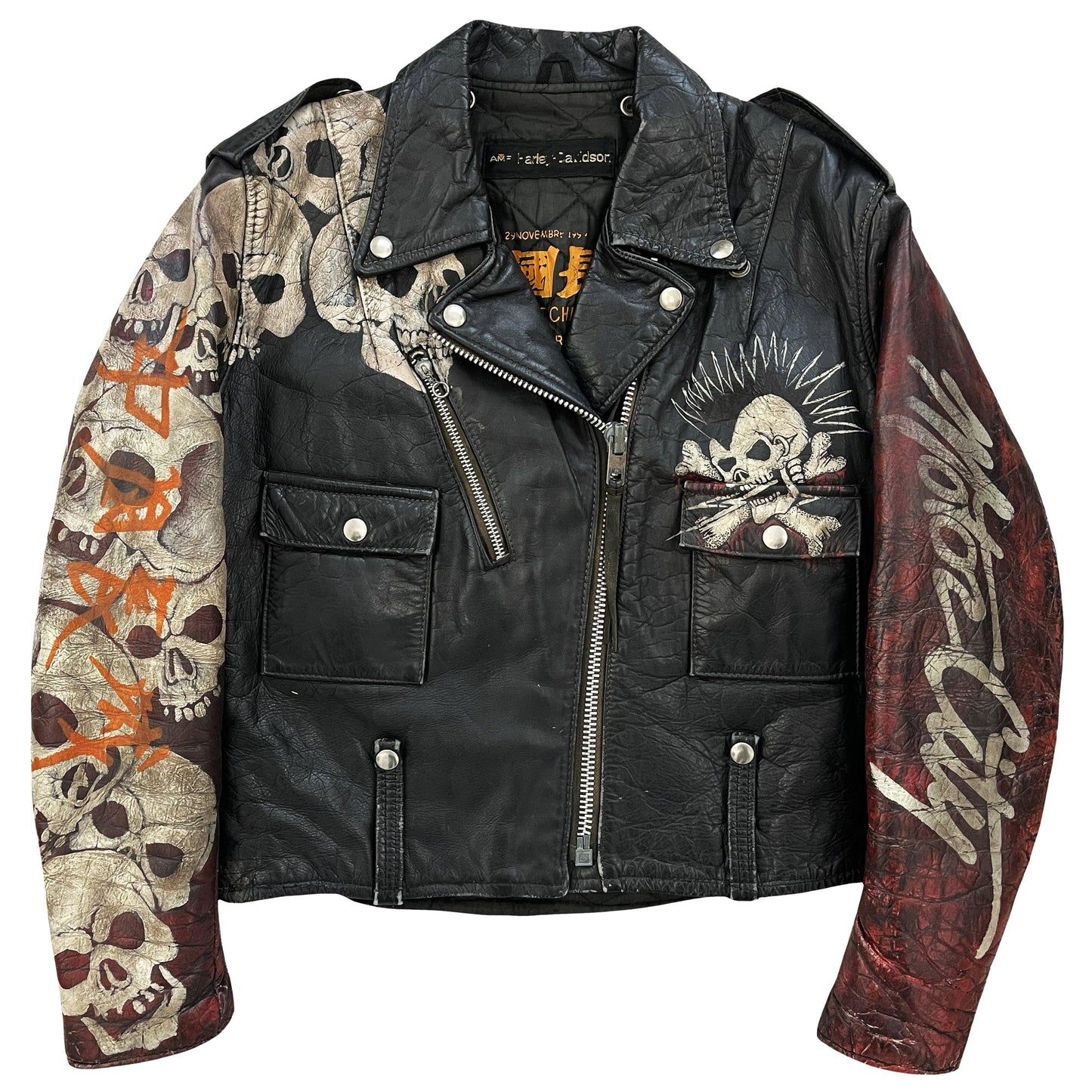 The Great China Wall 'Motor City' Leather Biker Jacket - Known Source