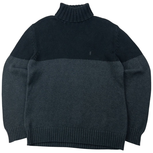 Vintage 2000s YSL Yves Saint Laurent Turtleneck Knit Jumper Size M | Medium, Multicoloured