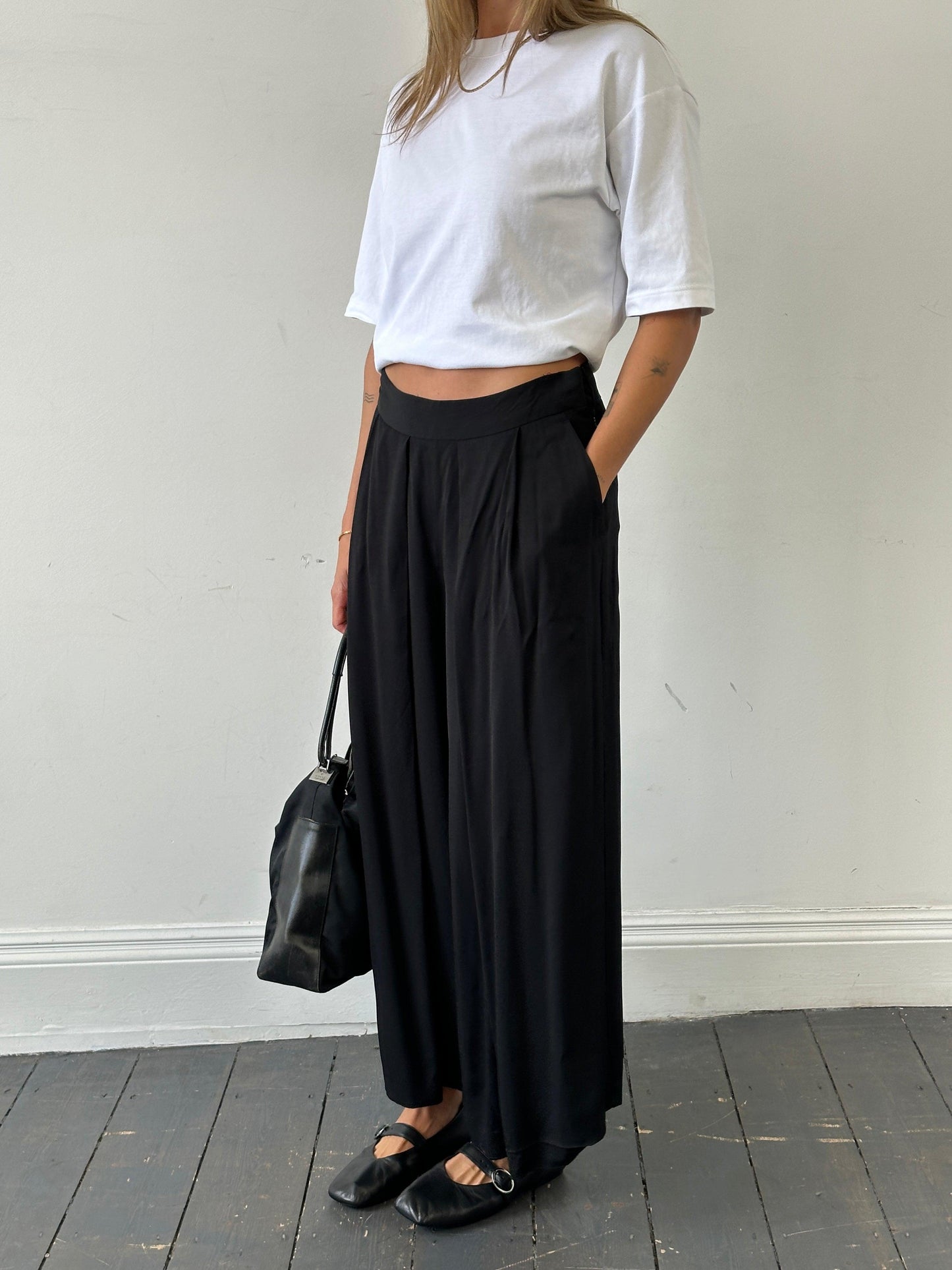 Jigsaw Wide Leg Pleated Culottes - W28 - Known Source