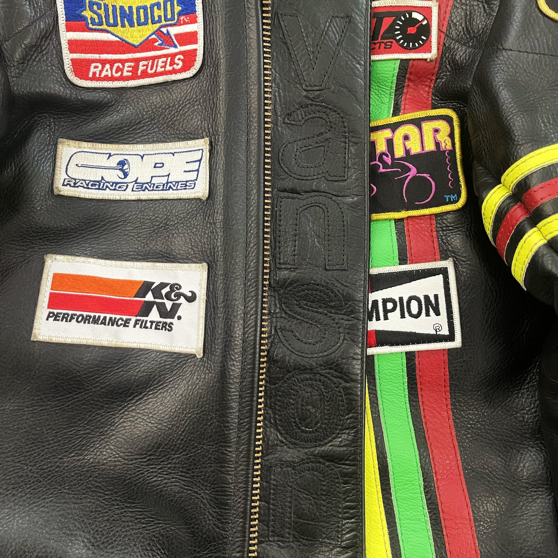 Vanson Leathers Motorcycle Racer Jacket - Known Source