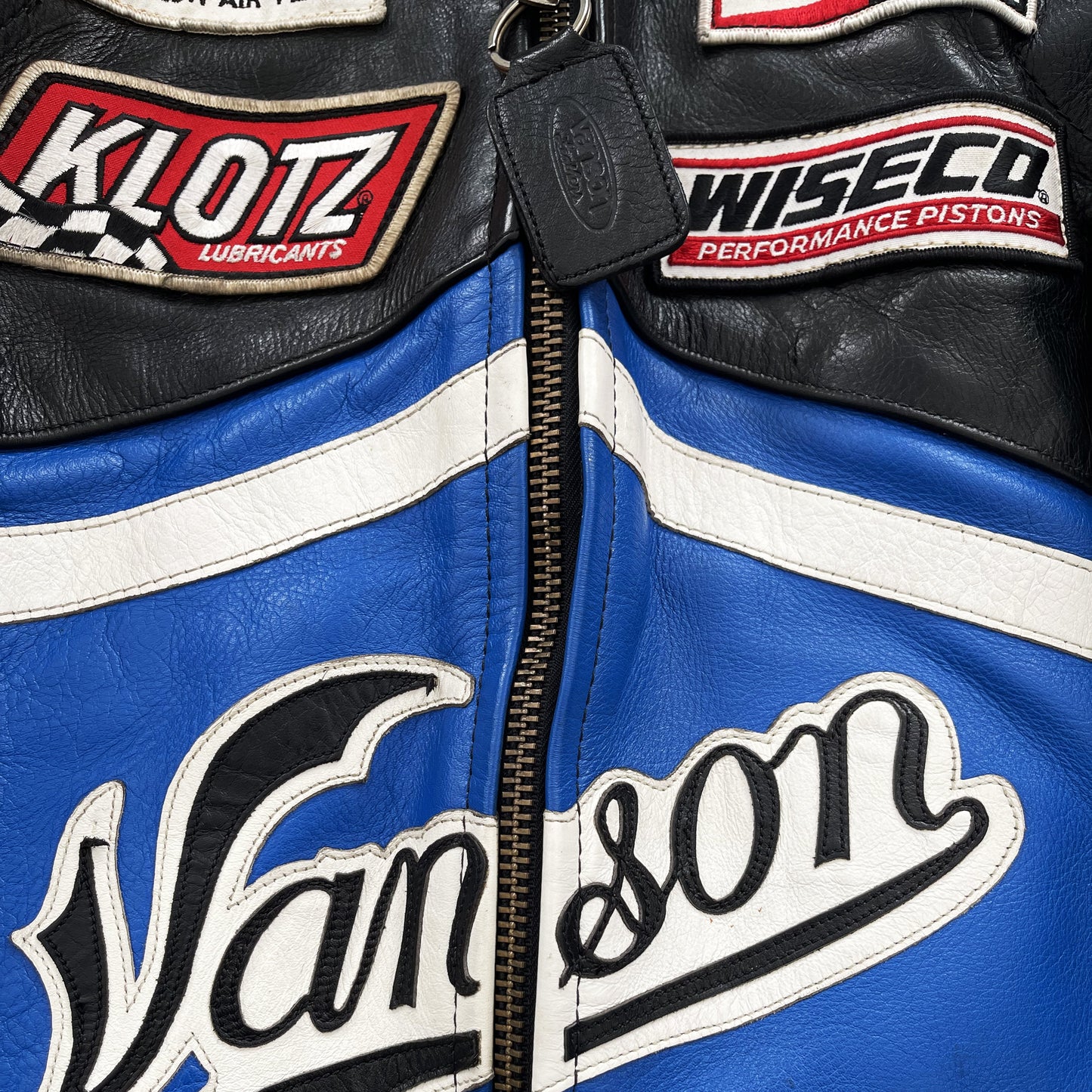 Vanson Leathers Genesis NYC Motorcycle Racer Jacket - M