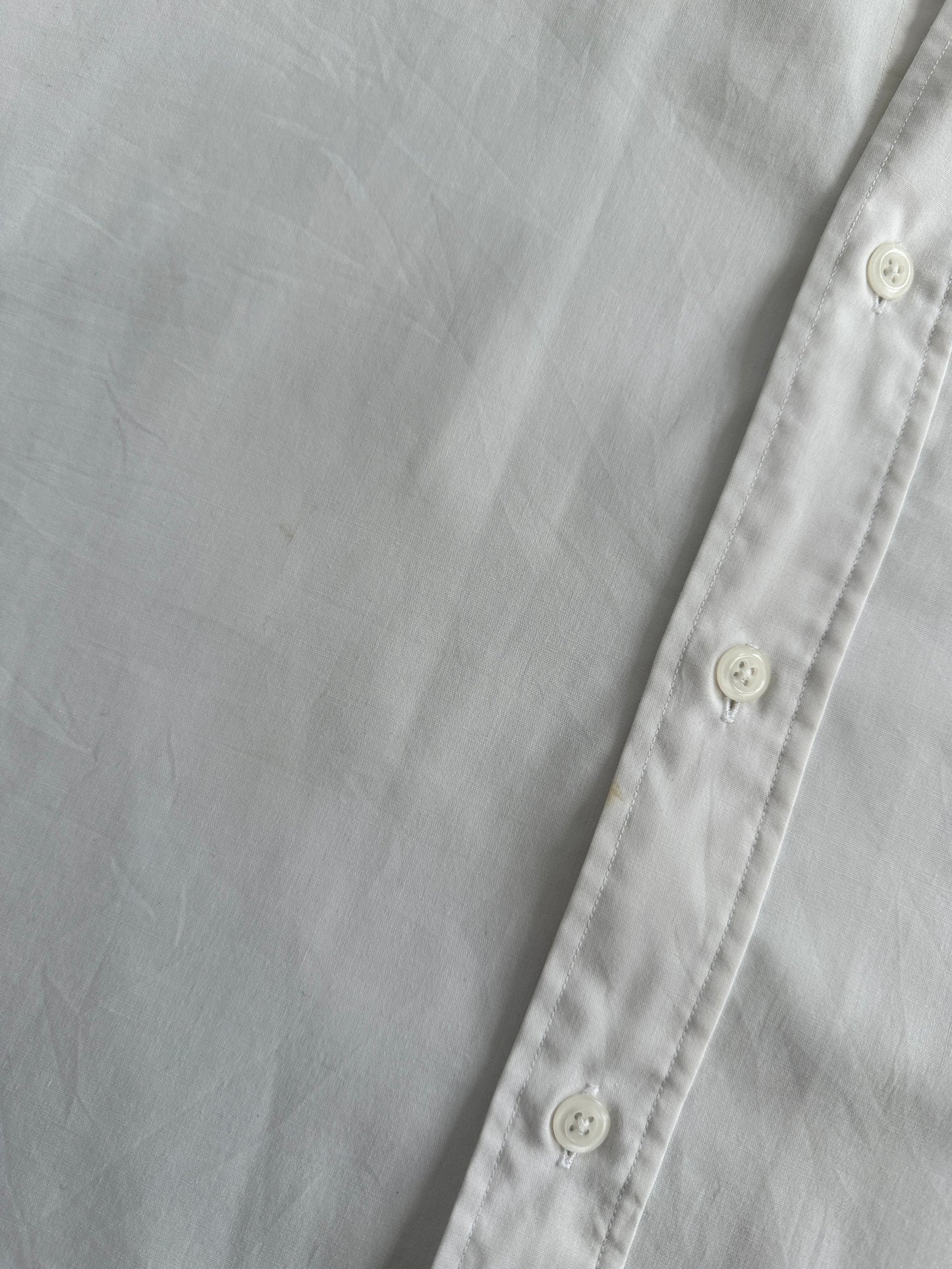 Yves Saint Laurent 90s Cotton Logo Shirt - XL