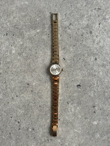 Regus 1970s Swiss Jewel Gold Tone Mechanical Watch