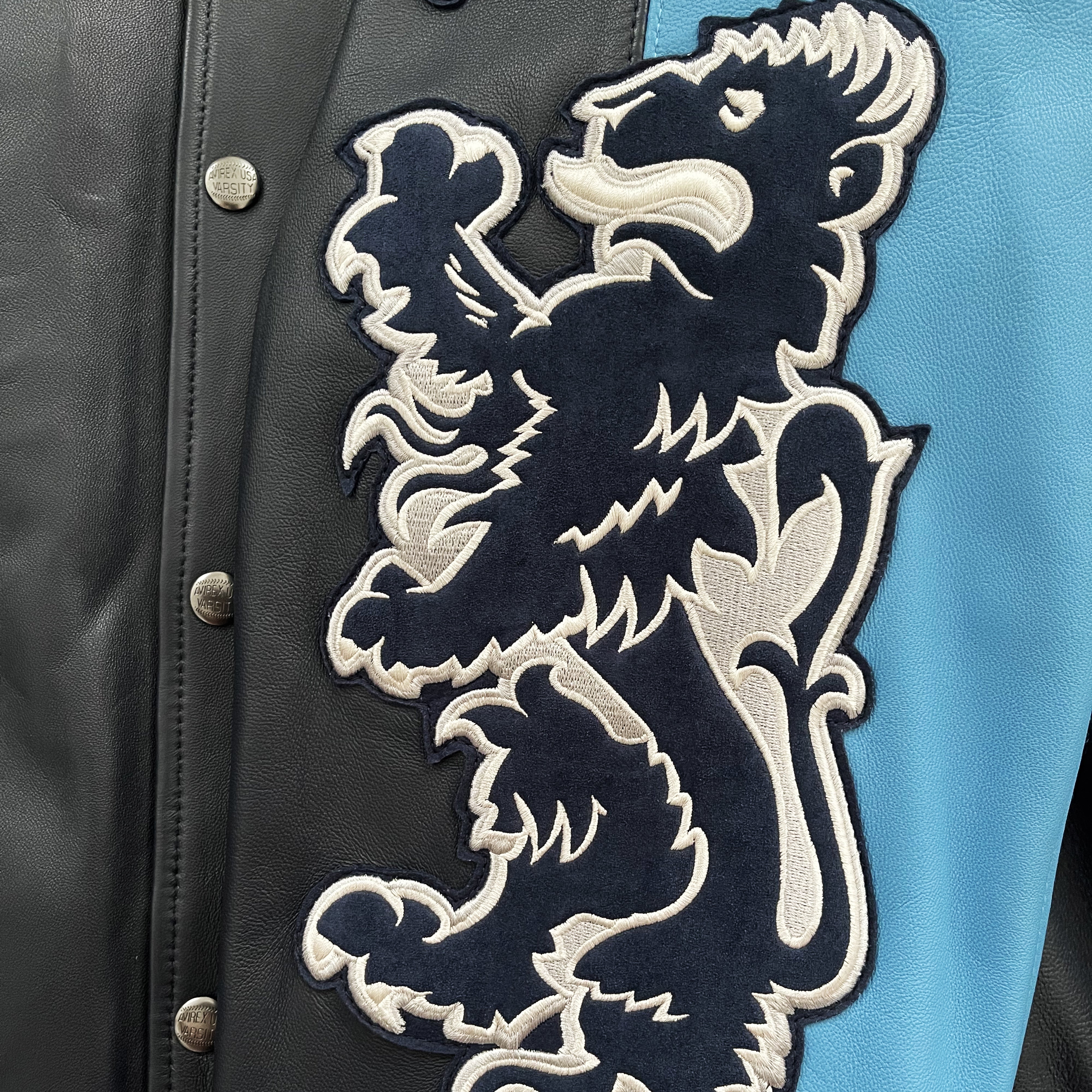 Avirex Lions Leather Varsity Jacket - XL – Known Source