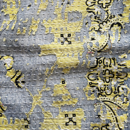 Boro Bandana Sashiko Distressed Jeans - W30"