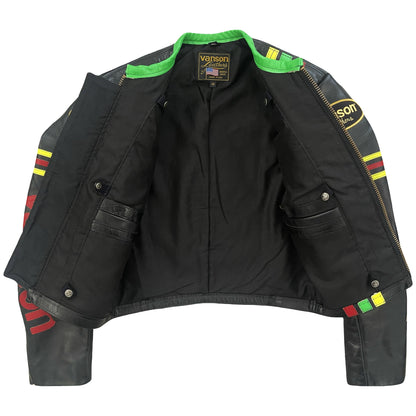 Vanson Leathers Motorcycle Racer Jacket - Known Source