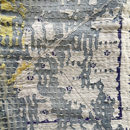 Boro Bandana Sashiko Distressed Jeans - W30"