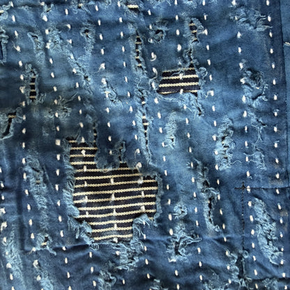 Japanese Boro Denim Work Chore Jacket - M | Medium, TBD