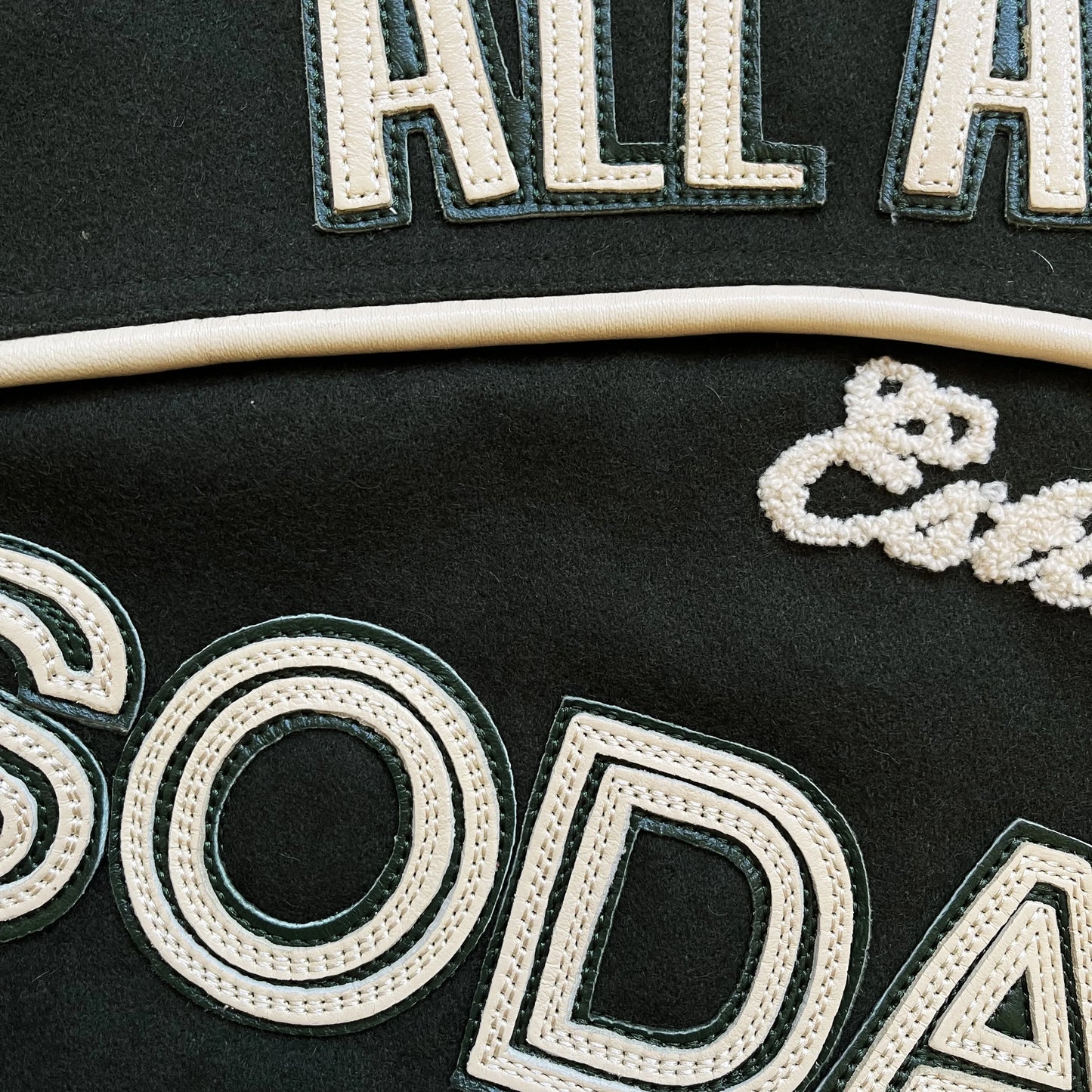 Pelle Pelle 90's Soda Club Varsity Jacket - L