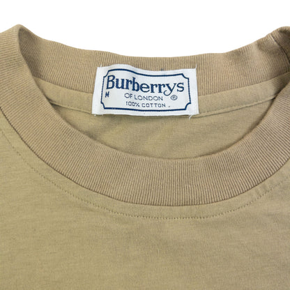 Vintage 90s Burberry Embroidered T Shirt Size S | Small, Multicoloured