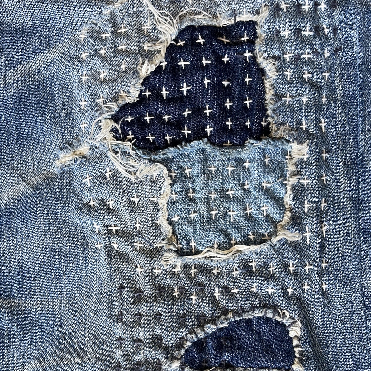 Levi's Boro Distressed Sashiko Stitch Jeans - W32"