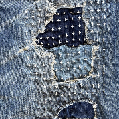 Levi's Boro Distressed Sashiko Stitch Jeans - W32"