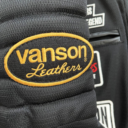 Vanson Leathers Motorcycle Mesh Racer Jacket - XL