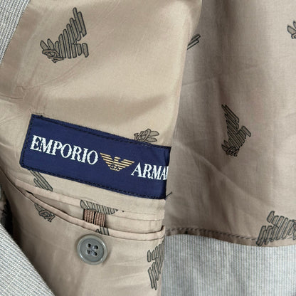 1980s emporio armani lined blazer | O/S, Taupe