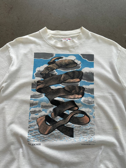 1990 M.C. Escher Rind T-Shirt - M | Default Title, Red