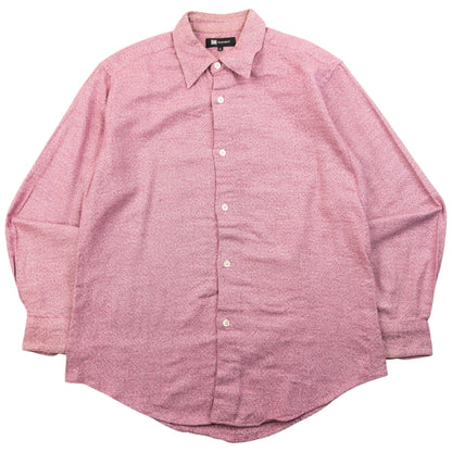 Vintage 2000s Issey Miyake Long Sleeve Button Up Shirt Size XS | XS, Pink