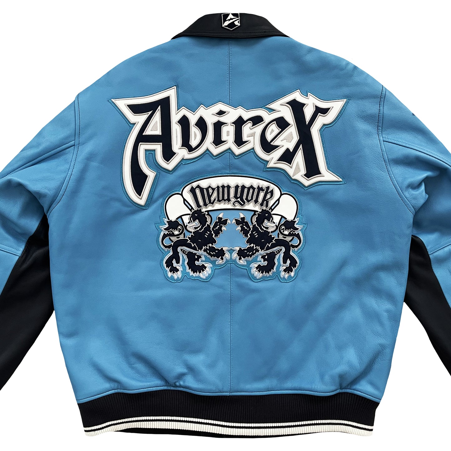 Avirex Lions Leather Varsity Jacket - XL