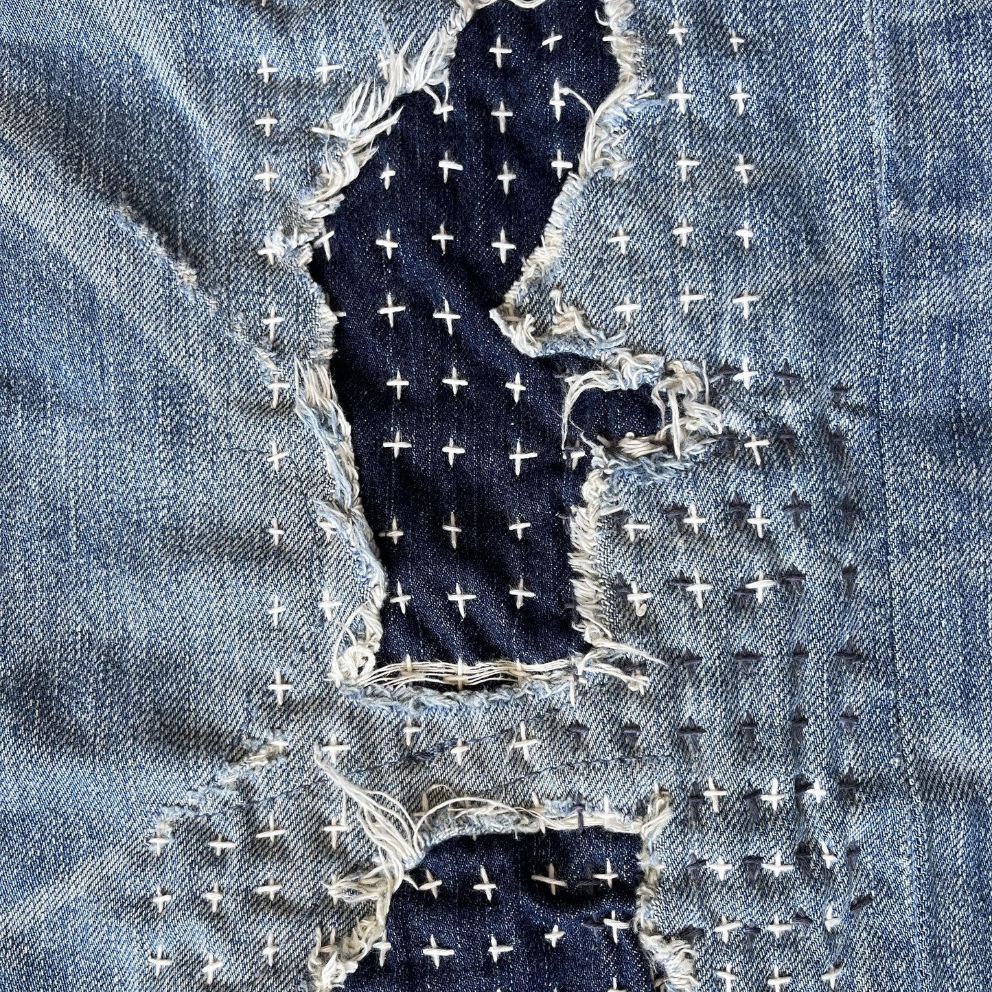 Levi's Boro Distressed Sashiko Stitch Jeans - W32"