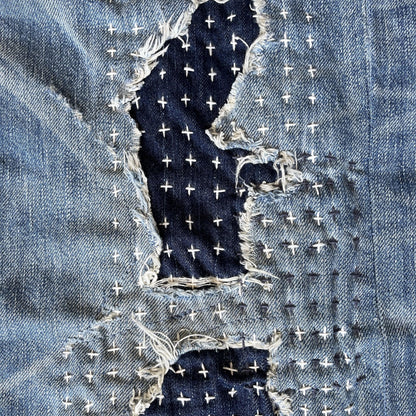 Levi's Boro Distressed Sashiko Stitch Jeans - W32"