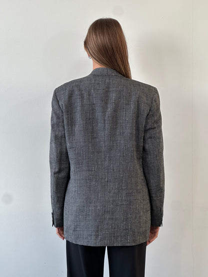 Yves Saint Laurent Menswear 1980s Double Breasted Blazer - 38R/M