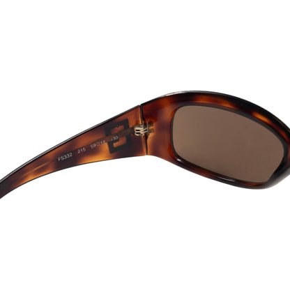 Vintage 2000s Fendi Tortoise Shell Sunglasses | O/S, Brown