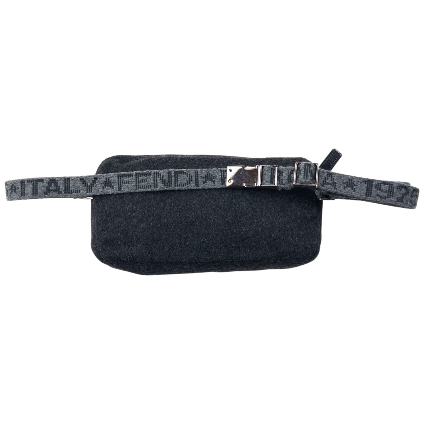 Vintage 2000s Fendi Wool Crossbody Bag | O/S, Grey