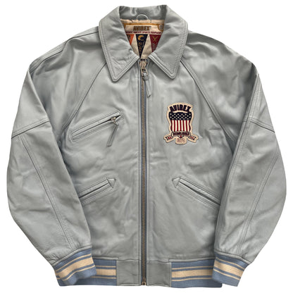 Avirex Icon Leather Varsity Jacket - M