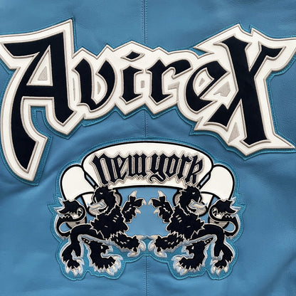 Avirex Lions Leather Varsity Jacket - XL