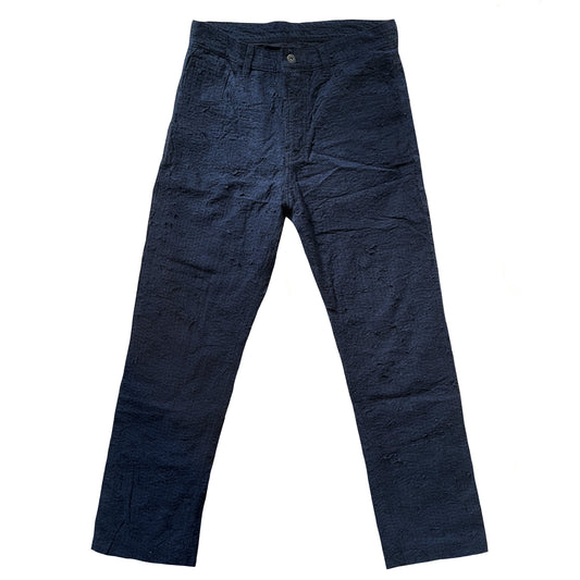 Boro Sashiko Black Distressed Jeans - W34"