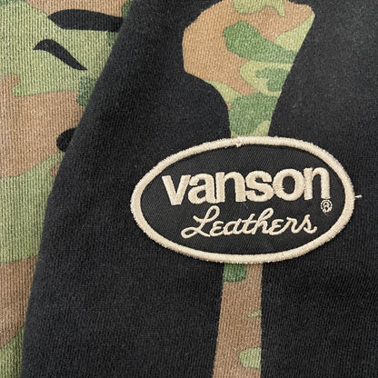 Vanson Leathers Camo Skeleton Hoodie - M | Medium, Multicoloured