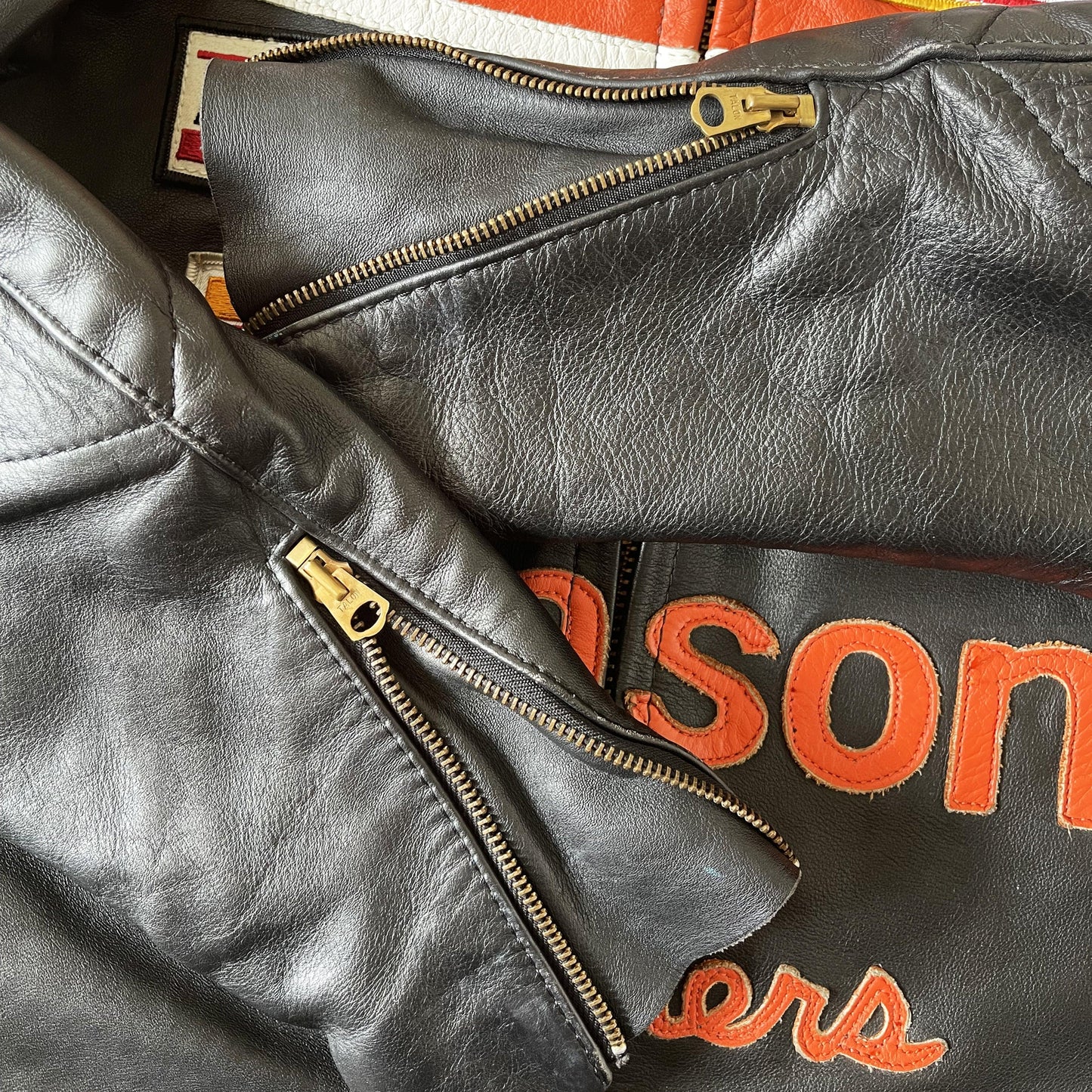 Vanson Leathers Motorcycle Racer Jacket - S