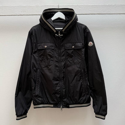 Moncler Jeanclaude Windbreaker Jacket in Black (M/L) | Medium, Black