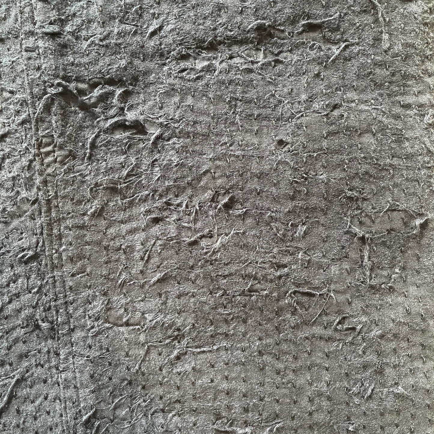 Boro Sashiko Black Distressed Jeans - W34"