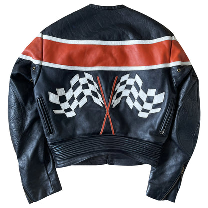 Vanson Leathers Motorcycle Racer Jacket - S