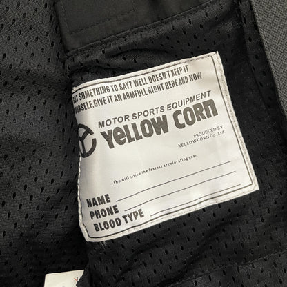 Yellow Corn Motorcycle Racer Jacket - L