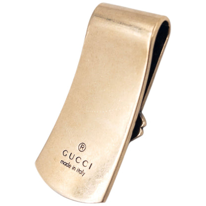 Vintage 2000s Gucci Gold Embossed Money Clip | O/S, Gold