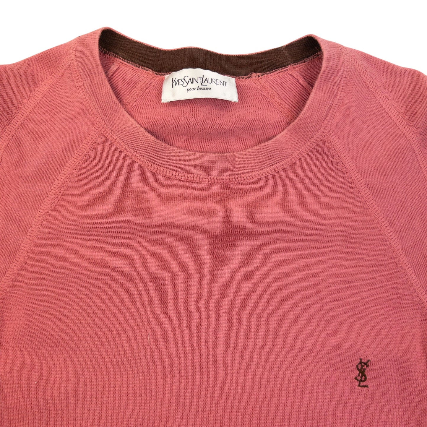 Vintage 2000s YSL Yves Saint Laurent Lightweight Jumper Size M | Medium, Pink